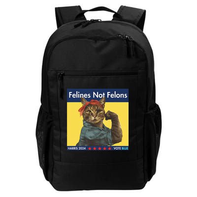 Felines Not Felons Childless Cat Lady Voting Kamala Harris Backpack