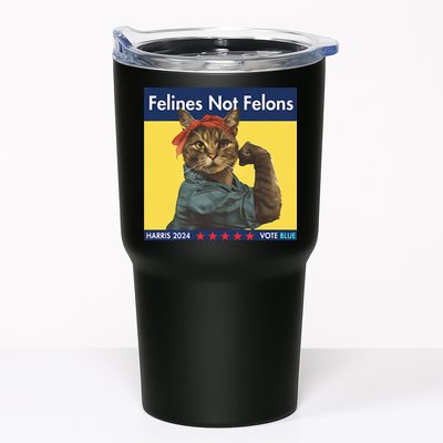 Felines Not Felons Childless Cat Lady Voting Kamala Harris Tumbler