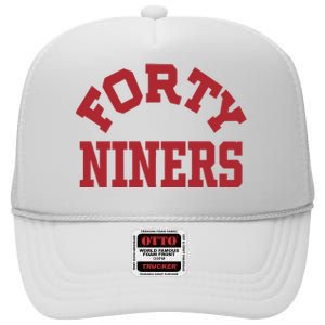 Forty Niners High Crown Mesh Back Trucker Hat