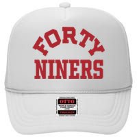 Forty Niners High Crown Mesh Back Trucker Hat