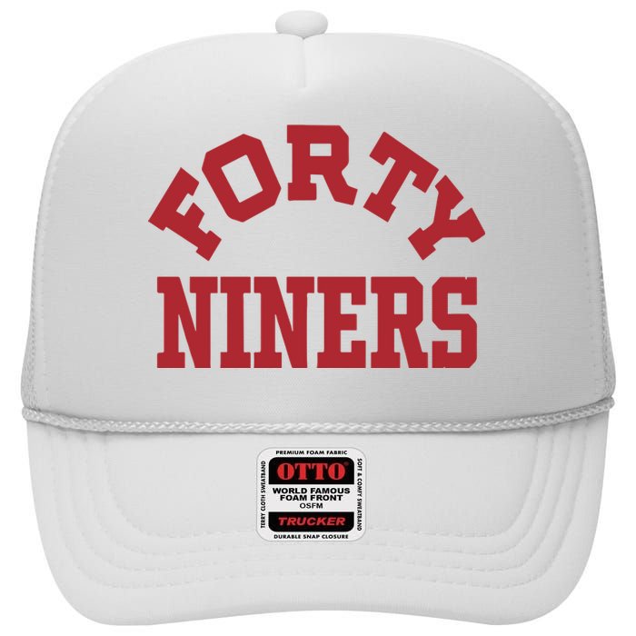 Forty Niners High Crown Mesh Back Trucker Hat