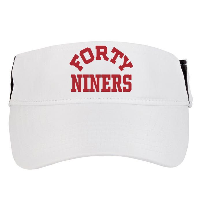 Forty Niners Adult Drive Performance Visor