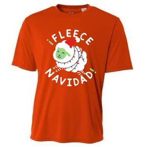 ¡Fleece Navidad Funny Christmas Cooling Performance Crew T-Shirt