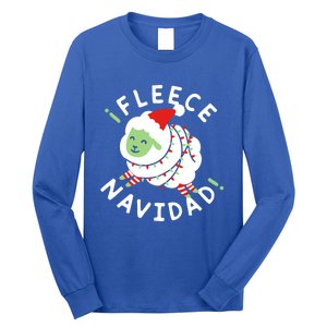 ¡Fleece Navidad Funny Christmas Long Sleeve Shirt