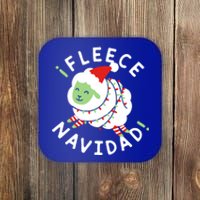 ¡Fleece Navidad Funny Christmas Coaster