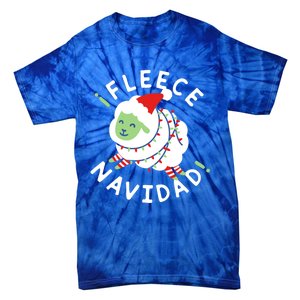 ¡Fleece Navidad Funny Christmas Tie-Dye T-Shirt