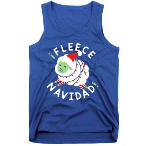 ¡Fleece Navidad Funny Christmas Tank Top