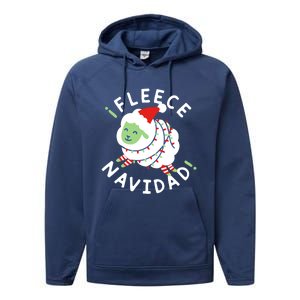 ¡Fleece Navidad Funny Christmas Performance Fleece Hoodie