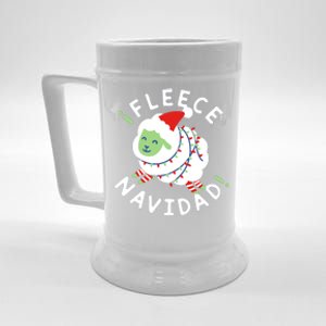 ¡Fleece Navidad Funny Christmas Beer Stein