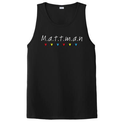 First Name For Friends Birthday Mattman Matthew PosiCharge Competitor Tank