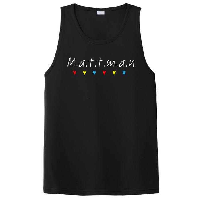 First Name For Friends Birthday Mattman Matthew PosiCharge Competitor Tank