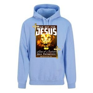 Fear Not For Jesus Lion Of Judah Rev 5:5 Christians Church Christian Faith Unisex Surf Hoodie