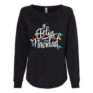 Feliz Navidad Funny Christmas Light Family Group Womens California Wash Sweatshirt