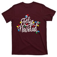 Feliz Navidad Funny Christmas Light Family Group T-Shirt