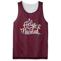 Feliz Navidad Funny Christmas Light Family Group Mesh Reversible Basketball Jersey Tank