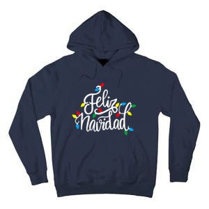 Feliz Navidad Funny Christmas Light Family Group Tall Hoodie