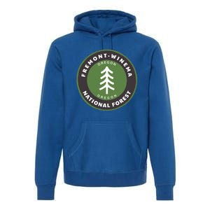 Fremontwinema National Forest Oregon Or Tree Badge Gift Premium Hoodie