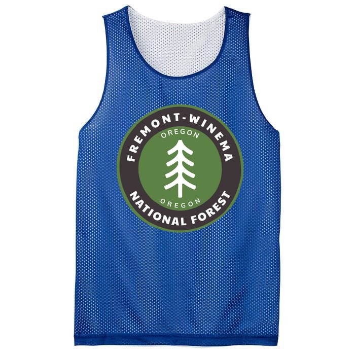 Fremontwinema National Forest Oregon Or Tree Badge Gift Mesh Reversible Basketball Jersey Tank