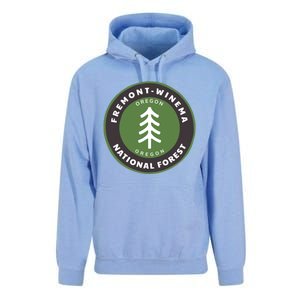 Fremontwinema National Forest Oregon Or Tree Badge Gift Unisex Surf Hoodie