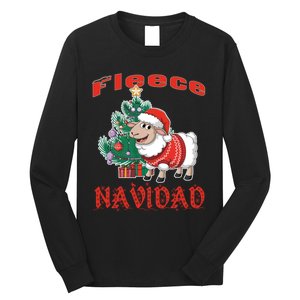 Fleece Navidad Festive Christmas Fun With A Woolly Twist Long Sleeve Shirt