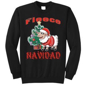 Fleece Navidad Festive Christmas Fun With A Woolly Twist Sweatshirt