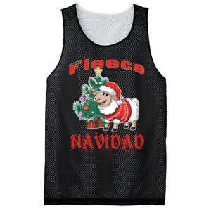 Fleece Navidad Festive Christmas Fun With A Woolly Twist Mesh Reversible Basketball Jersey Tank