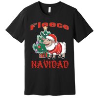 Fleece Navidad Festive Christmas Fun With A Woolly Twist Premium T-Shirt