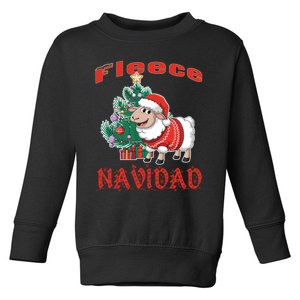 Fleece Navidad Festive Christmas Fun With A Woolly Twist Toddler Sweatshirt