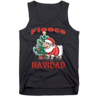 Fleece Navidad Festive Christmas Fun With A Woolly Twist Tank Top