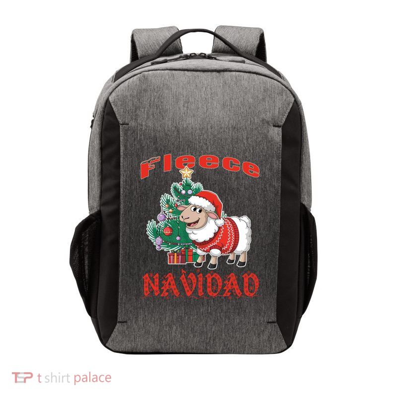 Fleece Navidad Festive Christmas Fun With A Woolly Twist Vector Backpack