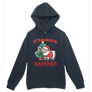 Fleece Navidad Festive Christmas Fun With A Woolly Twist Urban Pullover Hoodie