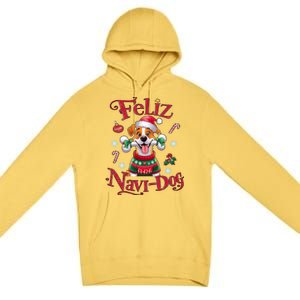 Feliz Navidog: Festive Holiday Dog Lover Premium Pullover Hoodie