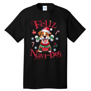 Feliz Navidog: Festive Holiday Dog Lover Tall T-Shirt