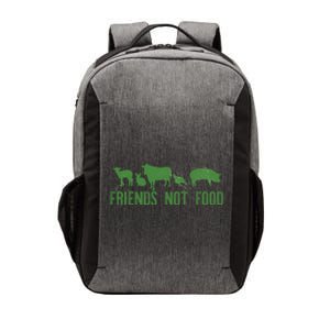 Friends Not Food Veggie Vegetarian Vegan Love Animals Meme Cool Gift Vector Backpack