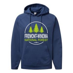 Fremontwinema National Forest Gift Performance Fleece Hoodie