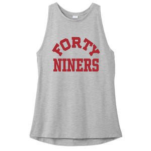 Forty Niners Ladies PosiCharge Tri-Blend Wicking Tank