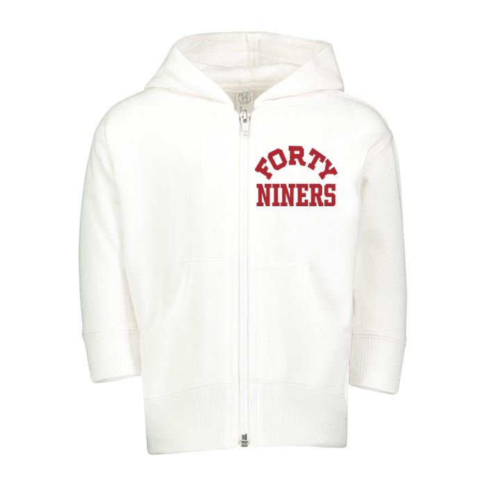 Forty Niners Toddler Zip Fleece Hoodie