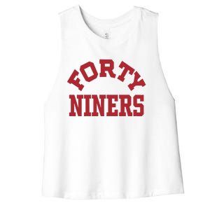 Forty Niners Women's Racerback Cropped Tank