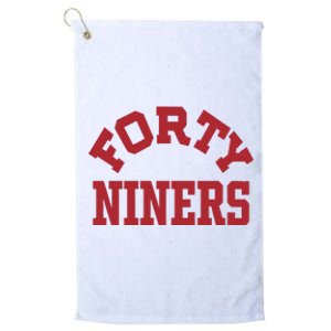 Forty Niners Platinum Collection Golf Towel