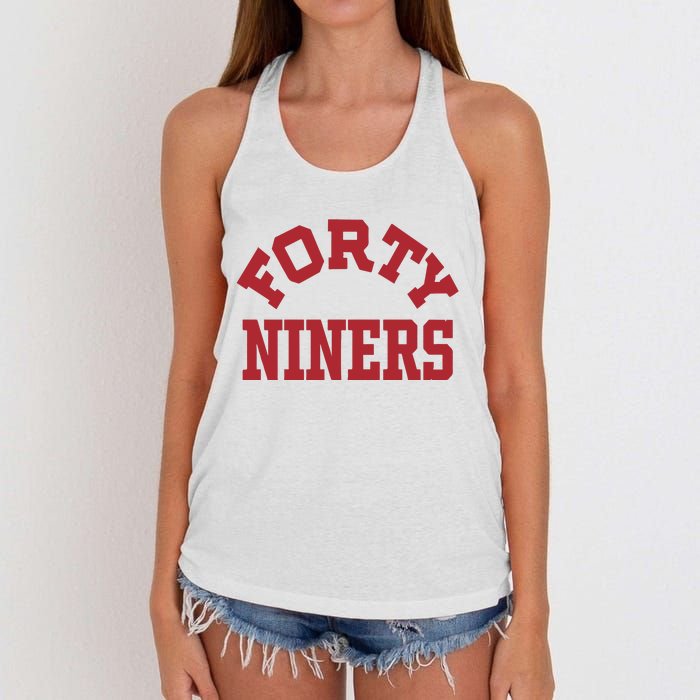 Forty Niners Women's Knotted Racerback Tank