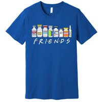 Funny Nurse Friends Icu Propofol Crna Icu Critical Care Gift Premium T-Shirt