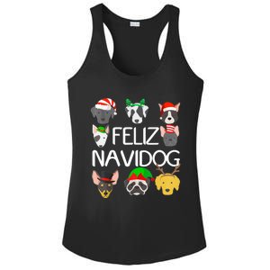 Feliz Navidog Feliz Navidad Christmas For Dog Lovers Ladies PosiCharge Competitor Racerback Tank