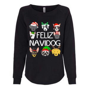 Feliz Navidog Feliz Navidad Christmas For Dog Lovers Womens California Wash Sweatshirt