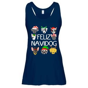 Feliz Navidog Feliz Navidad Christmas For Dog Lovers Ladies Essential Flowy Tank