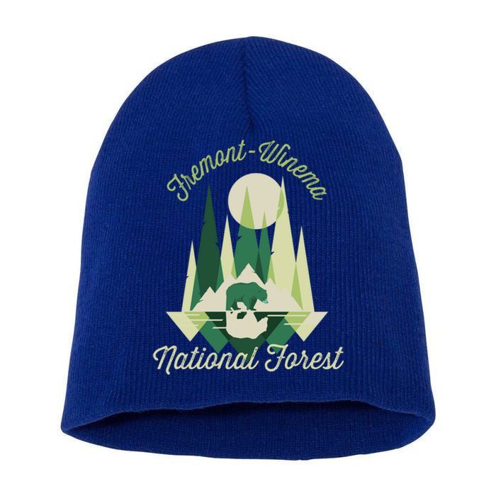 Fremontwinema National Forest Souvenir Gift Short Acrylic Beanie