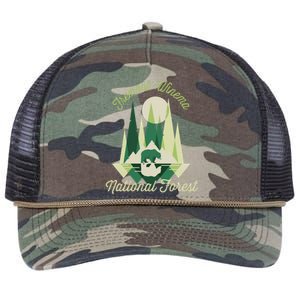 Fremontwinema National Forest Souvenir Gift Retro Rope Trucker Hat Cap