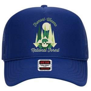 Fremontwinema National Forest Souvenir Gift High Crown Mesh Back Trucker Hat