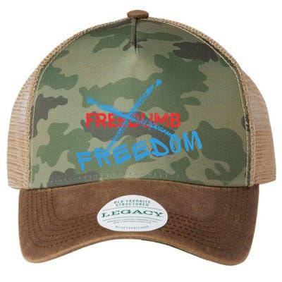 Freedom Not Freedumb Legacy Tie Dye Trucker Hat