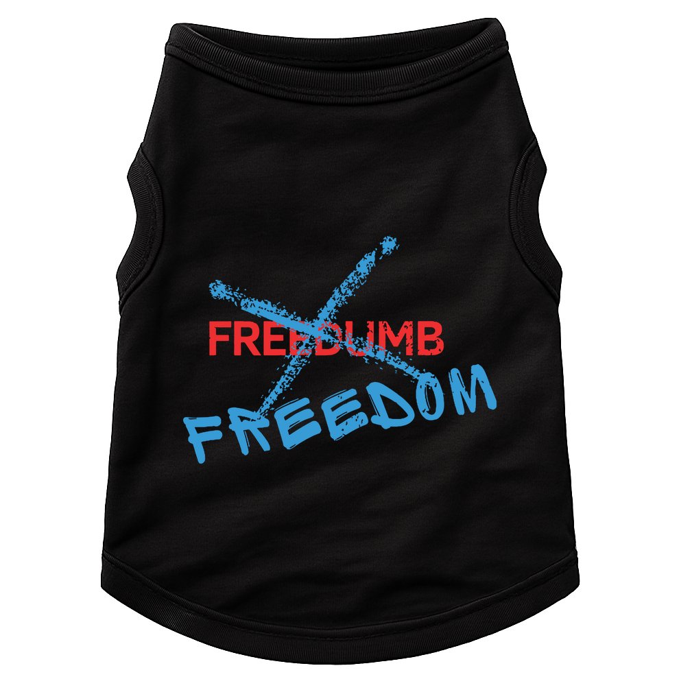 Freedom Not Freedumb Doggie Tank