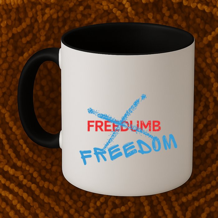 Freedom Not Freedumb Mug